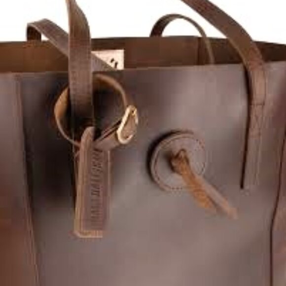 Basebalism VINTAGE GLOVE LEATHER Tote - Dark Chocolate - Picture 3 of 9
